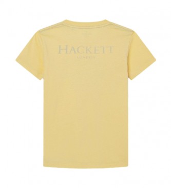 Hackett London T-shirt Sunup geel