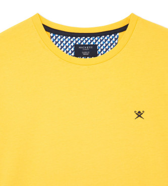 Hackett London T-shirt Swim Logo geel