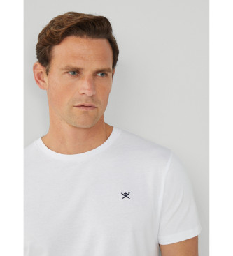 Hackett London T-shirt bianca con logo Swim