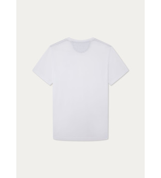Hackett London T-shirt Swim Logo biały