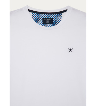 Hackett London Koszulka Swim Trim Logo biała