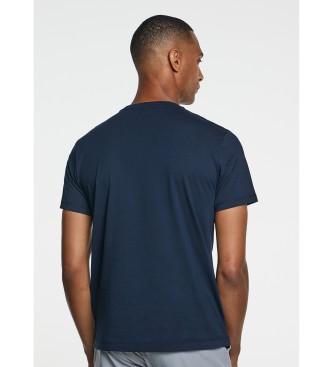 Hackett London T-shirt bsica da Marinha