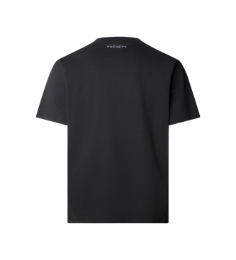 Hackett London Koszulka Essential Box czarna