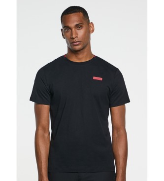 Hackett London Logo Printed T-Shirt Black
