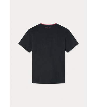 Hackett London T-Shirt imprim logo noir