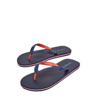 Hackett London Flip Flops Capri Colors navy