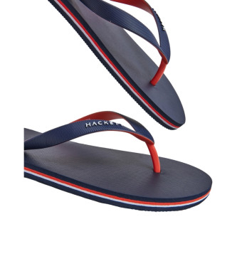 Hackett London Flip flops Capri Frger marinbl