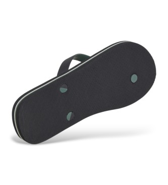 Hackett London Flip Flops Capri Contour schwarz