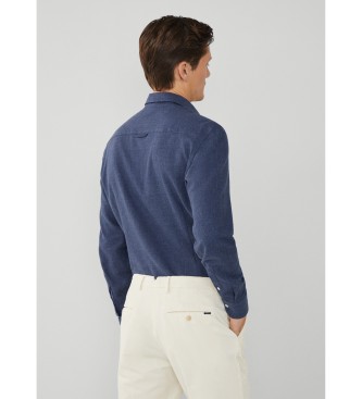 Hackett London Chemise cargo bleue