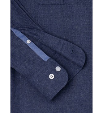 Hackett London Cargo Shirt blue