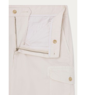 Hackett London Cargo-Shorts off-white