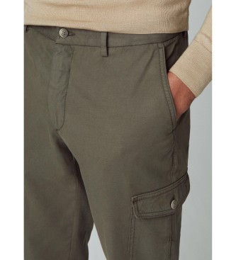 Hackett London Cargo Kensington Broek groen