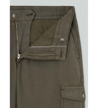 Hackett London Pantalon cargo Kensington vert