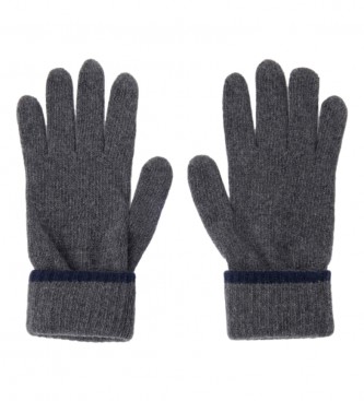 Hackett London Grey Casmere gloves