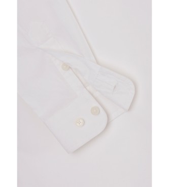 Hackett London Ceromonial poplin-skjorte hvid