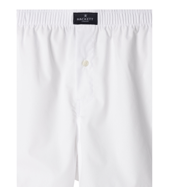 Hackett London Conjunto de 2 Boxer Chain Azul, Branco