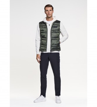 Hackett London Colete de penas verde