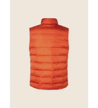Hackett London Slim Fit quiltet vest orange