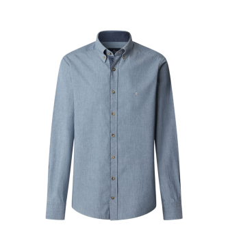 Hackett London Camicia in chambray multicolore