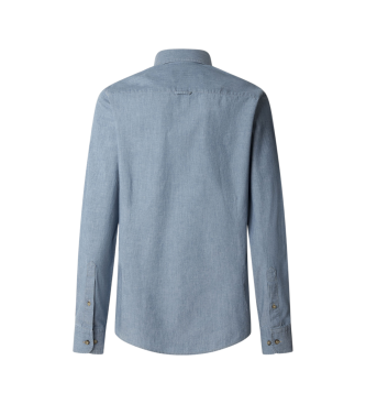 Hackett London Camicia in chambray multicolore