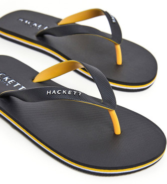 Hackett London Klapki Capri Colors czarne