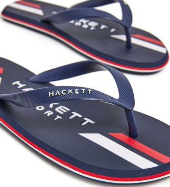 Hackett London Flip flops Costa Sport marinbl