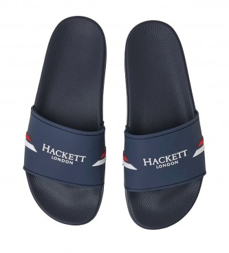 Hackett Flip Flops Logo Sport Marine