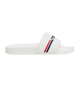 Hackett London Chinelos de dedo Slider Sport branco