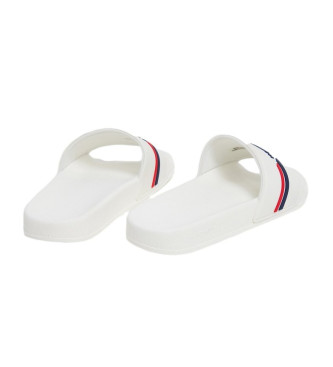 Hackett London Chinelos de dedo Slider Sport branco