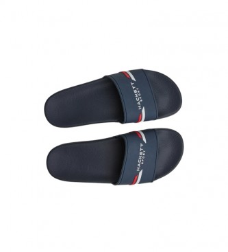 Hackett London Teenslippers met logo Sport marine