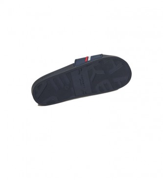 Hackett London Flip Flops med logo Sport navy