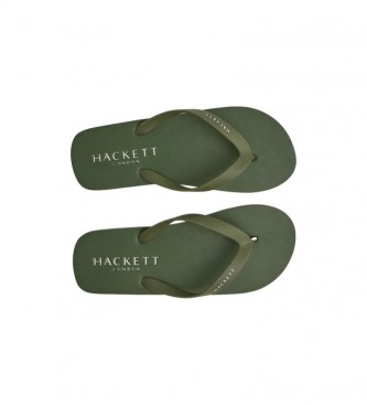 Hackett Tongs à logo gaufré vert