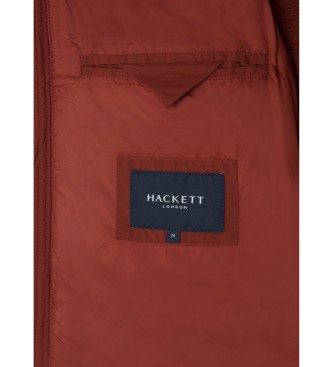 Hackett London Colete Channel Gilet vermelho