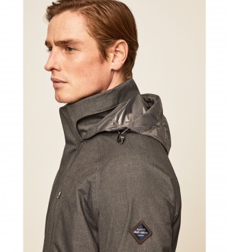 Hackett London Chaqueta 2 en 1 Tropcl gris medio