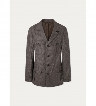 Hackett London Braun 4 Stck Jacke