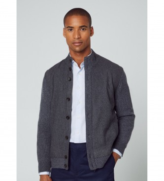 Hackett London Grey flannel jacket