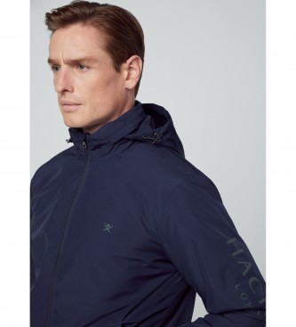 Hackett London Heritage Windbreaker-jakke navy