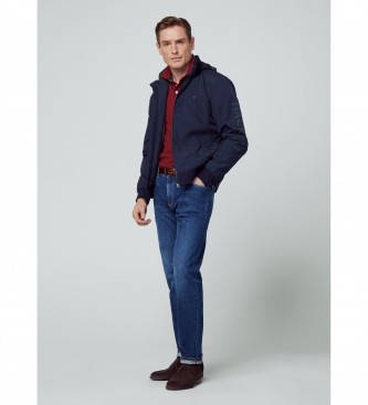 Hackett London Heritage Windbreaker-jakke navy