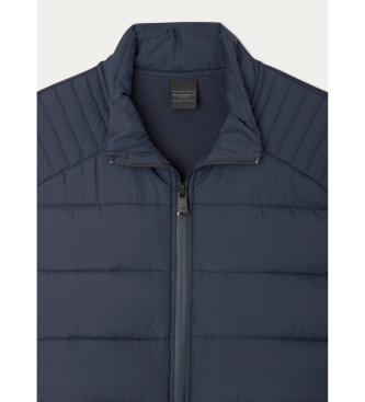 Hackett London Quilt Hybrid Jacke navy