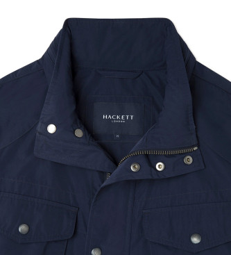 Hackett London Veste utilitaire Velospeed Navy