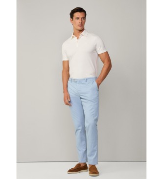 Hackett London Pantaln Chino Kensington azul
