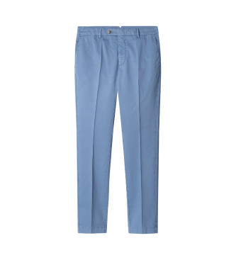 Hackett London Pantaloni chino blu slim fit Kensington