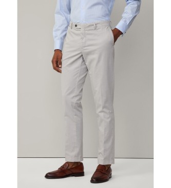 Hackett London Pantaloni chino grigi slim fit Kensington