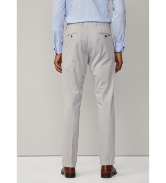 Hackett London Pantaloni chino grigi slim fit Kensington