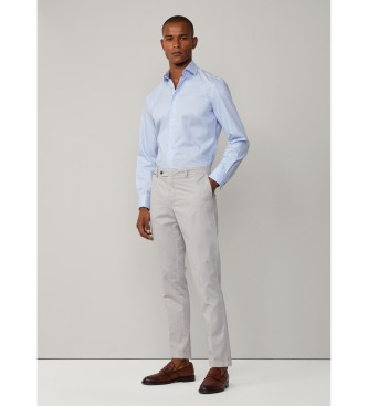 Hackett London Pantaloni chino grigi slim fit Kensington