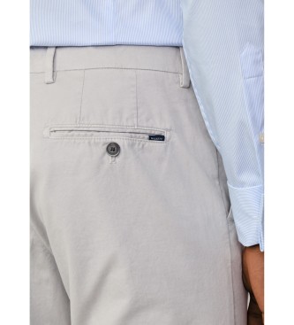 Hackett London Pantaloni chino grigi slim fit Kensington