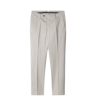 Hackett London Pantaloni chino grigi slim fit Kensington