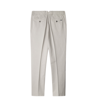 Hackett London Pantaloni chino grigi slim fit Kensington