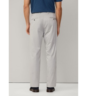 Hackett London Pantaloni Chino Sanderson vestibilit classica di colore grigio