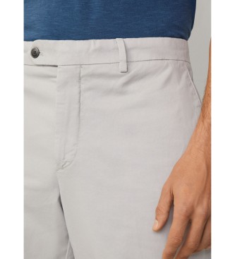 Hackett London Pantaloni Chino Sanderson vestibilit classica di colore grigio